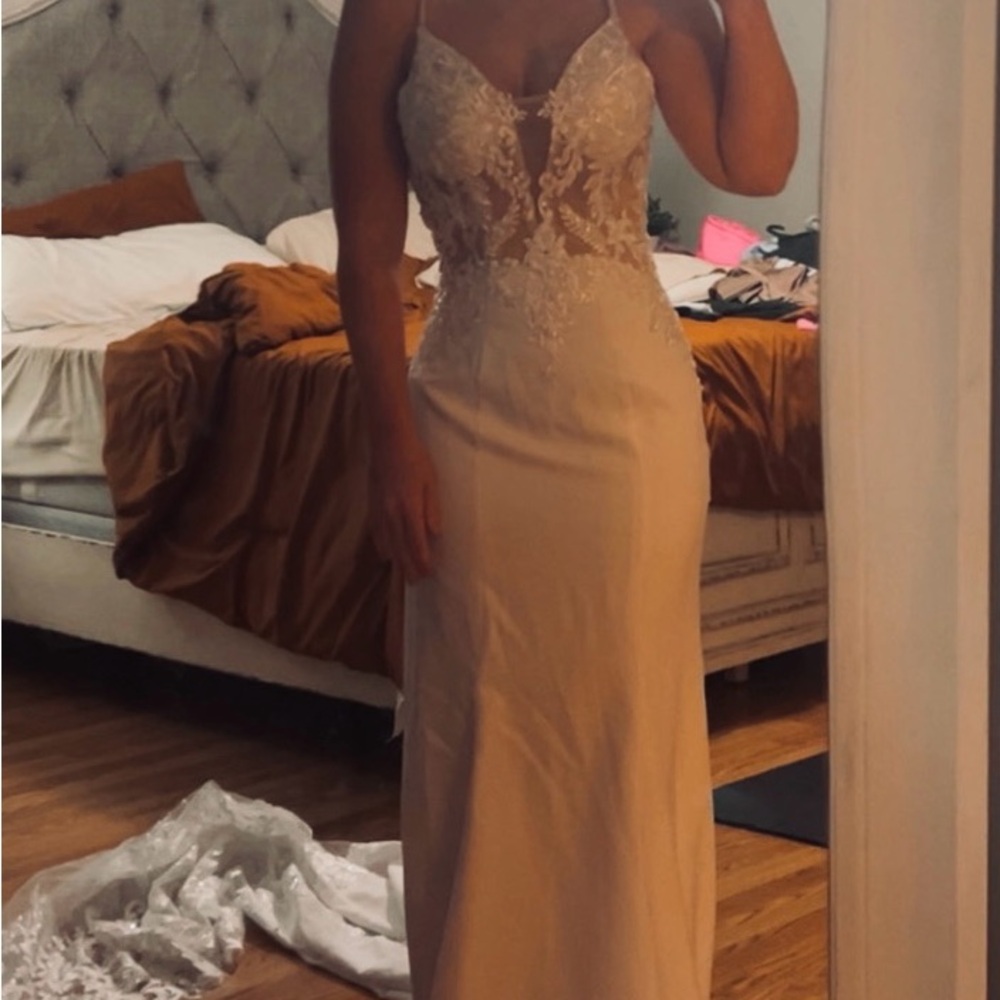 Boho Lace Wedding Dress